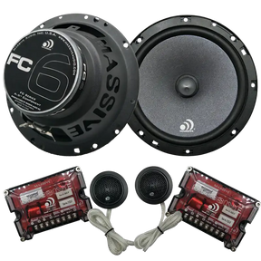 Massive Audio Massive Audio FC6 6.5" 2-Way Component Speakers - Car Audio