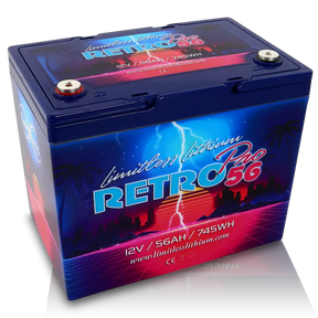 Limitless Lithium Limitless Lithium Retro Pro 56 Group 24 Lithium Battery - Car Audio