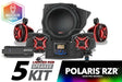 2014-2023 Polaris RZR V-Spec 5-Speaker Plug-&-Play Kit with JVC