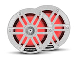 Rockford Fosgate M1-65 6.5-inch marine speaker pair with white grilles