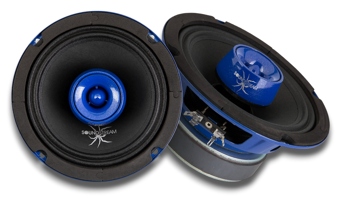 Soundstream SPM.654T 6.5" Pro Audio Midrange Speaker with Super Tweeter (Pair)