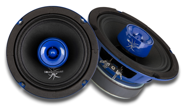 Soundstream SPM.654T 6.5" Pro Audio Midrange Speaker with Super Tweeter (Pair)