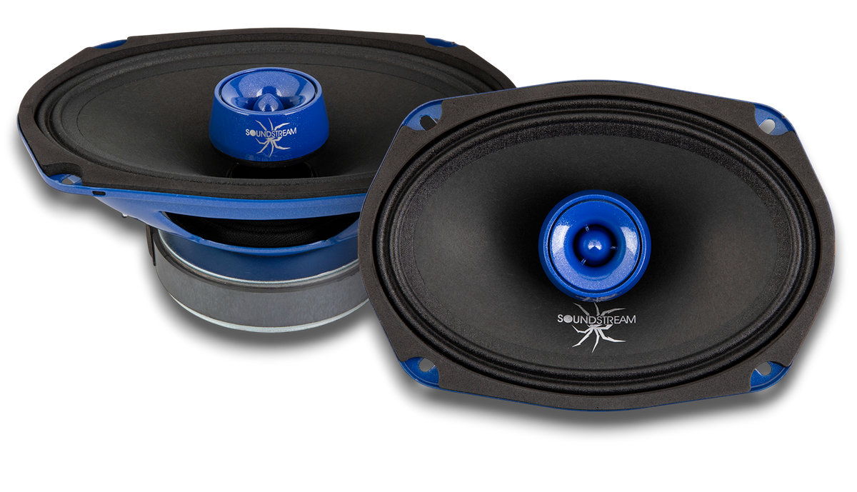 Soundstream SPM.694T 6x9" Pro Audio Midrange Speaker with Super Tweeter (Pair)
