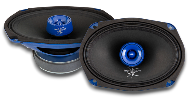 Soundstream SPM.694T 6x9" Pro Audio Midrange Speaker with Super Tweeter (Pair)