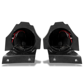 SSV Works SS-B65U unloaded behind-the-head speaker pods for Polaris Slingshot, speakers not included