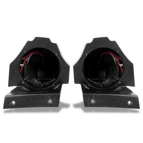 SSV Works SS-B65U unloaded behind-the-head speaker pods for Polaris Slingshot, speakers not included