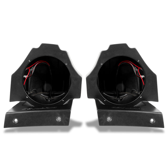 SSV Works SS-B65U unloaded behind-the-head speaker pods for Polaris Slingshot, speakers not included