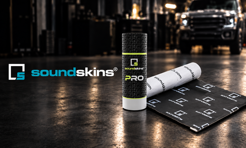 SoundSkins car sound deadening mobile brand banner
