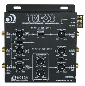 Massive Audio Massive Audio TRIXON 3-Way Electronic Crossover - Car Audio