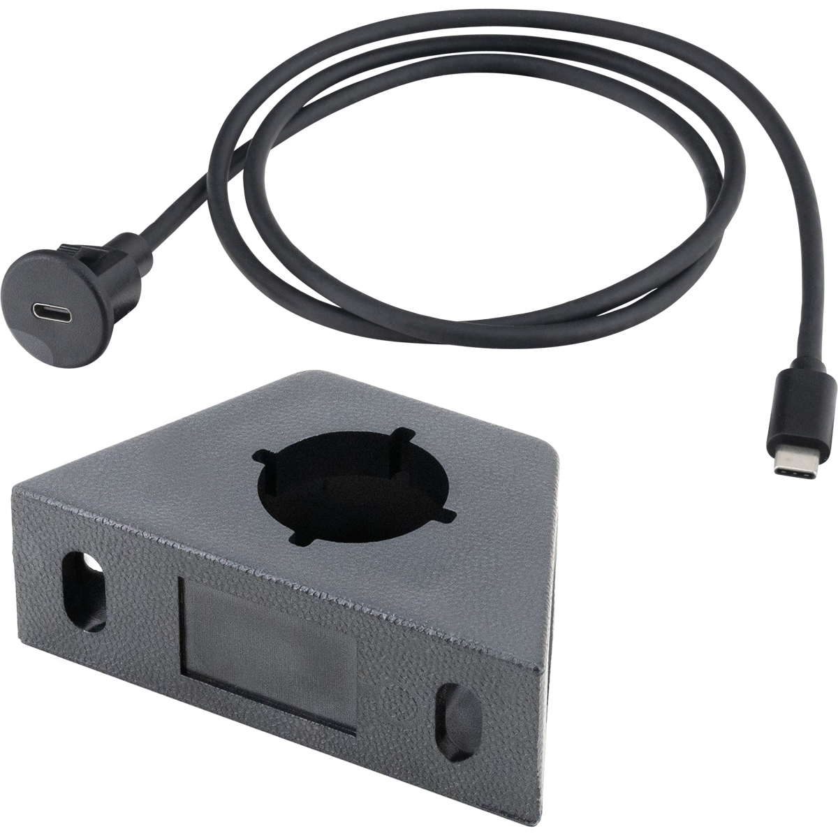 PAC USBCDMA3 — 3 Foot USB-C Extension Cable With Dash Mount