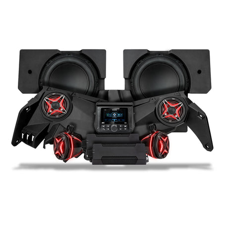 2017-2026 Can-Am® X3, Phase-5 V-Spec 6-Speaker 1650watt System w/MRB4