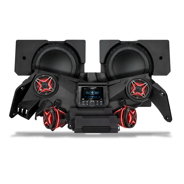 2017-2026 Can-Am® X3, Phase-5 V-Spec 6-Speaker 1650watt System w/MRB4