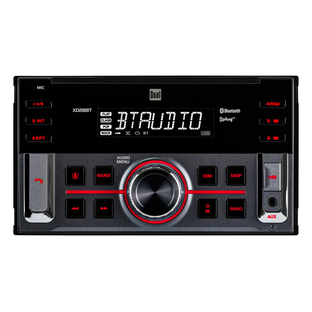 Dual XD28BT car stereo, product image 1