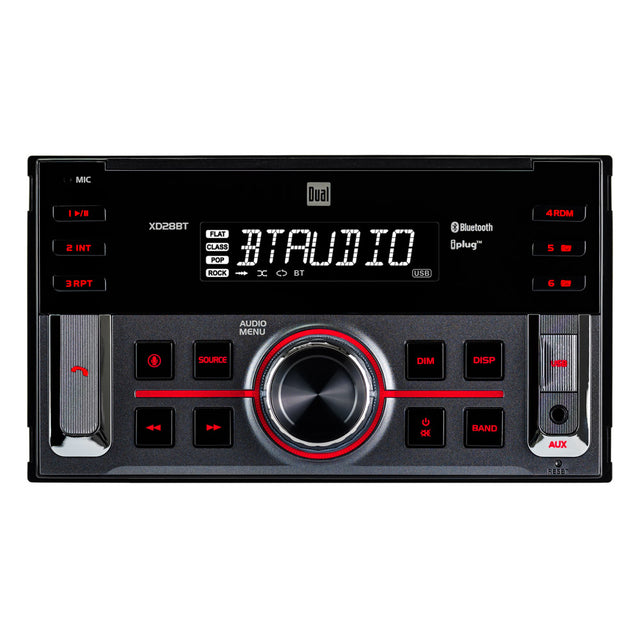 Dual XD28BT car stereo, product image 1