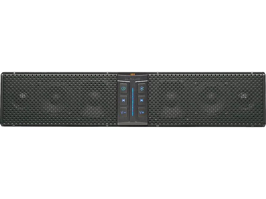 PowerBass XL-650 sound bar, straight-on front view