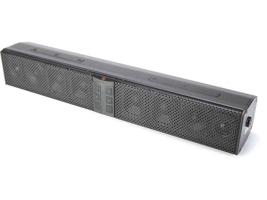 PowerBass XL-850 sound bar, front three-quarter view