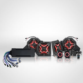 2024-2027 Polaris Xpedition ADV & XP, 1800w 7-Speaker Phase-5 V-Spec Plug-&-Play Audio Kit For Ride Command