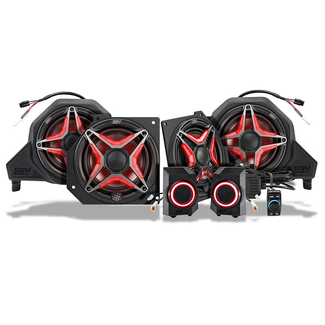 2024-2026 Polaris Xpedition 6-Speaker V-Spec Plug-&-Play Factory-Audio Upgrade Kit