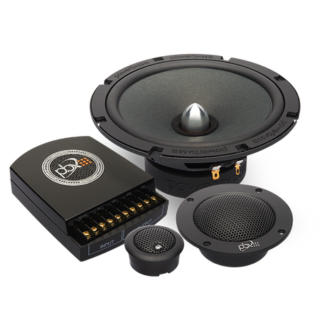Powerbass Powerbass 2XL-63.3C 6.5" 3-way Component Speakers - Car Audio