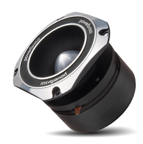 Powerbass Powerbass XPRO-4H 4" Horn Tweeter (each) - Car Audio