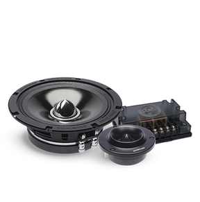 Powerbass Powerbass 4XL-65C 4XL Shallow Mid Range 2-Way Component Speakers - Car Audio