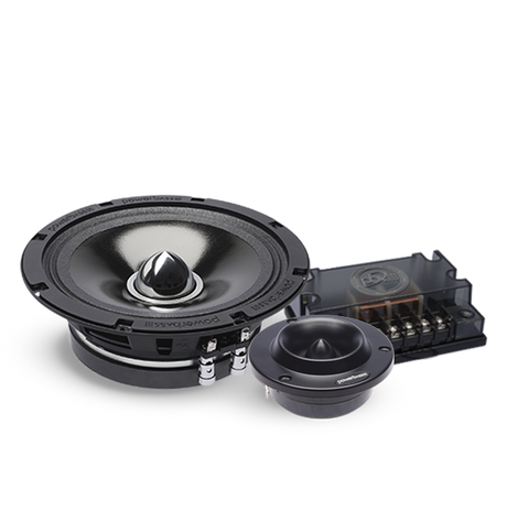 Powerbass Powerbass 4XL-65C 4XL Shallow Mid Range 2-Way Component Speakers - Car Audio