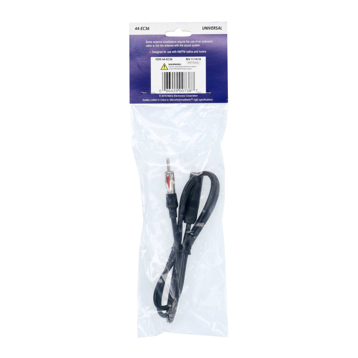 Extension Cable | 36" — 44-EC36