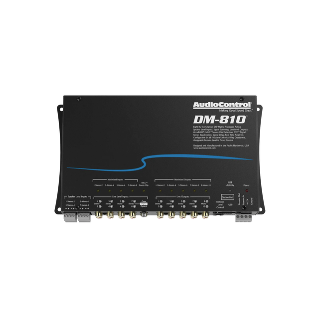 AudioControl DM-810 8x10 Channel DSP Matrix Processor view 1