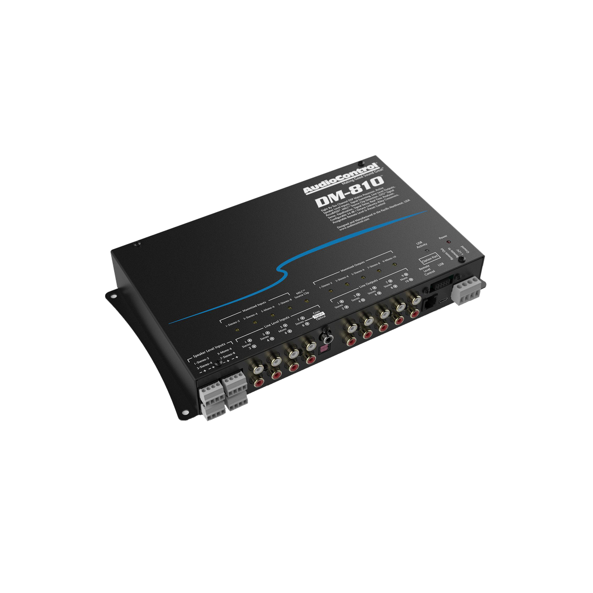 AudioControl DM-810 8x10 Channel DSP Matrix Processor view 3