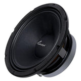 Black Audiopipe loudspeaker, angled view