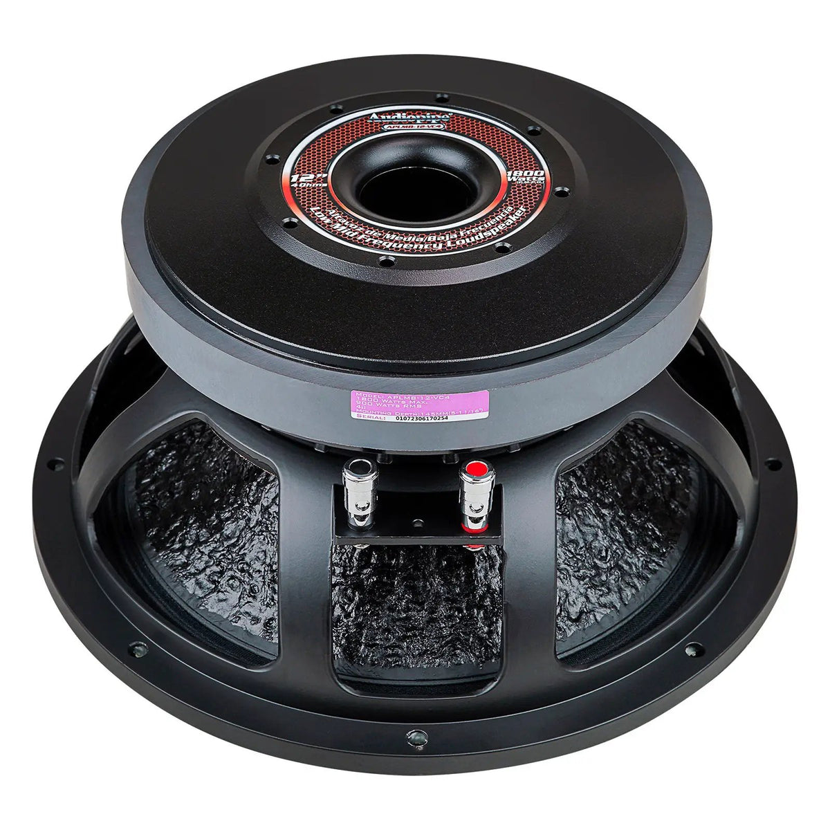 Audiopipe APLMB-12-VC4 12" Mid-Low Frequency Loudspeaker 4 Ohms, Sold individually