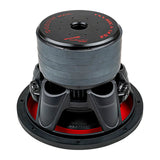 Rear angled view of an Audiopipe TXX-BDC-V-12D2 subwoofer showing its stacked magnet and terminal blocks