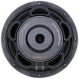 Rear of Audiopipe TXX-FB1200-S4 subwoofer showing its vented magnet and label