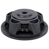 Rear view of shallow subwoofer showing its low-profile basket and magnet