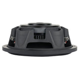 Shallow-profile subwoofer, rear-side view showing the compact motor and basket