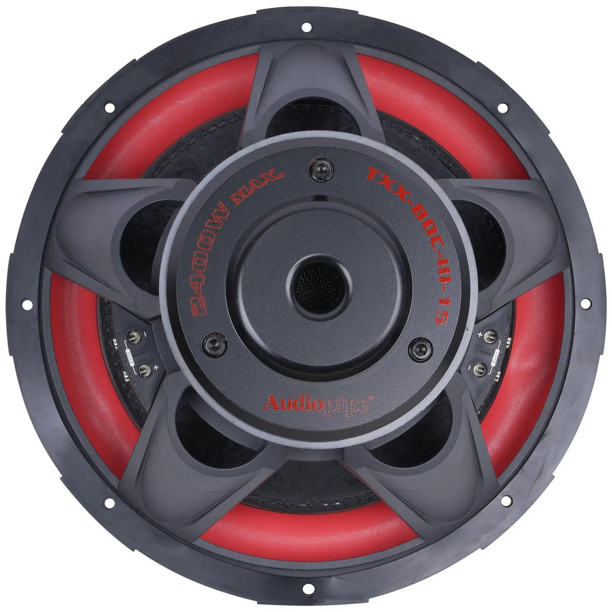 Audiopipe TXX-BDC-III-15 subwoofer, rear view