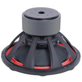 Audiopipe TXX-BDC-V-18 subwoofer, rear view with a tall stacked motor