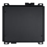 Audiopipe amplifier underside showing a flat black base plate and mounting tabs