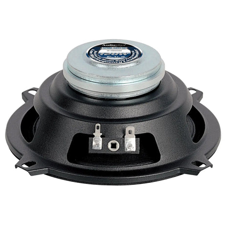 Rear angled view of an Audiopipe APMB-5251ND speaker with a 120W, 5¼-inch and 8-ohm label