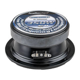 Rear angled view of an Audiopipe APMB-640SB-D speaker with its 6-inch and 350 W magnet label