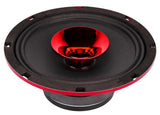 Audiopipe compression-horn loudspeaker angled front view with red horn and grille removed