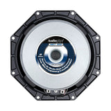 Rear view of an Audiopipe AOCT-850 speaker with a central mesh vent and 500W, 8-ohm label