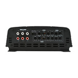 Audiopipe six-channel amplifier input panel with RCA sockets, adjustment controls and remote connection