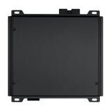 Audiopipe amplifier underside showing a flat black base plate and mounting tabs