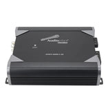 Top and side view of an Audiopipe APHT-1000.1-H1 amplifier with silver corner accents