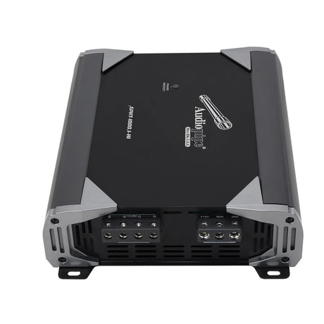 Audiopipe APHT-1000.1-H1 amplifier, angled power-terminal view