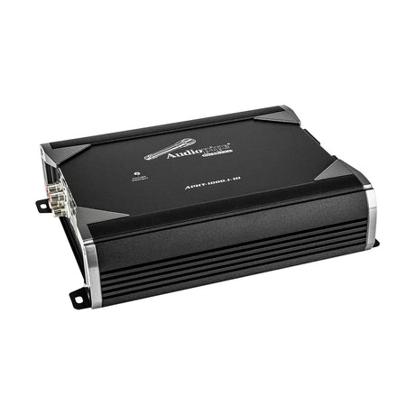 Audiopipe APHT-1000.1-H1 amplifier, angled side view
