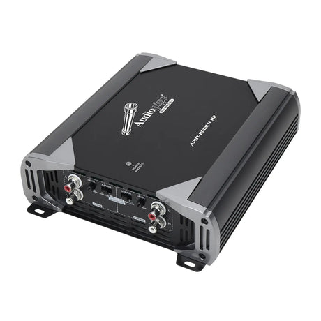 Audiopipe APHT-2000.4-H2 amplifier, angled control-panel view
