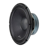 Opposite angled black Audiopipe speaker showing its cone and open basket