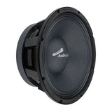 Black Audiopipe loudspeaker, angled view